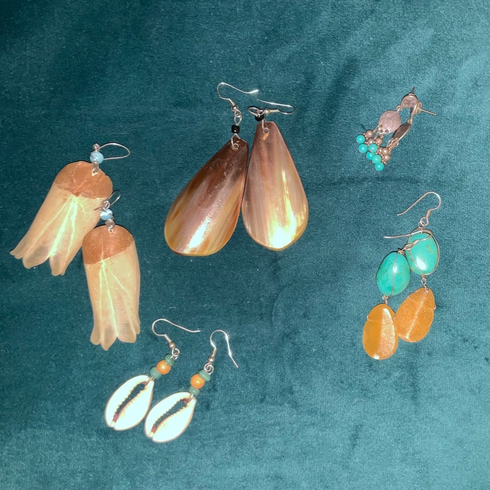 Tribal earring Stack